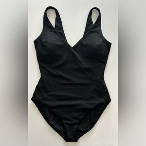 Spanx Black One-Piece Swimsuit
